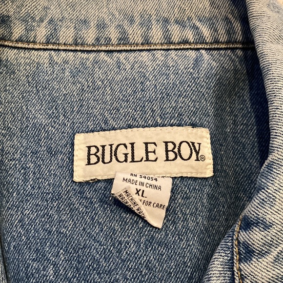 Bugle Boy Jackets & Coats Vintage Bugle Boy Denim Trucker Jacket